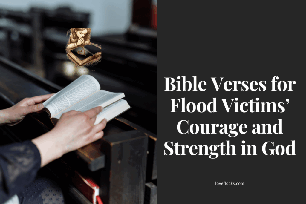 Bible Verses for Flood Victims’ Courage and Strength in God