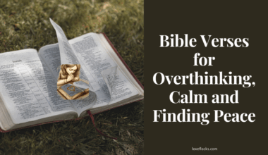 Bible Verses for Overthinking Calm and Finding Peace