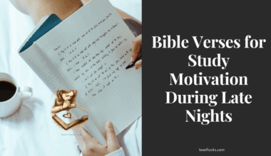 Bible Verses for Study Motivation During Late Nights