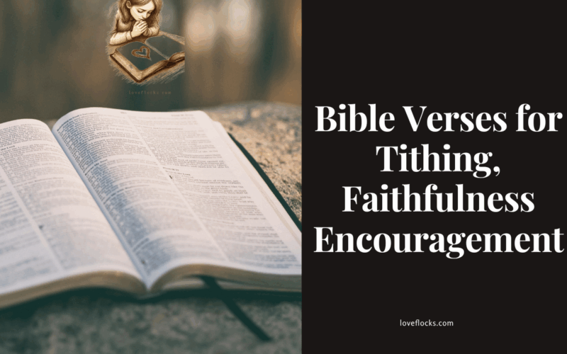 Bible Verses for Tithing Faithfulness Encouragement