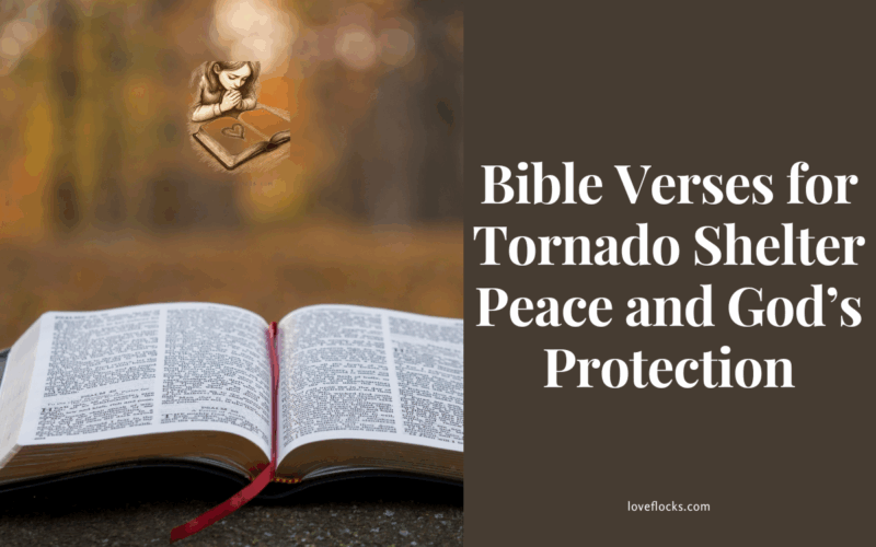 Bible Verses for Tornado Shelter Peace and God’s Protection