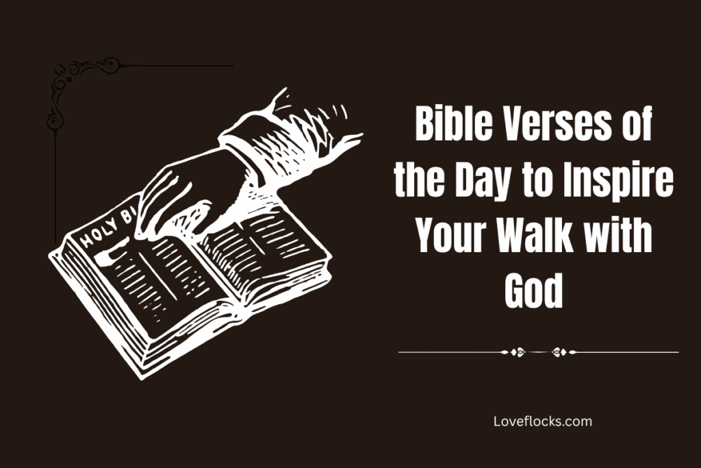 Bible Verses of the Day to Inspire Your Walk with God