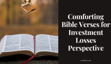 Comforting Bible Verses for Investment Losses Perspective