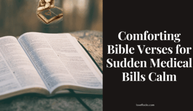 Comforting Bible Verses for Sudden Medical Bills Calm