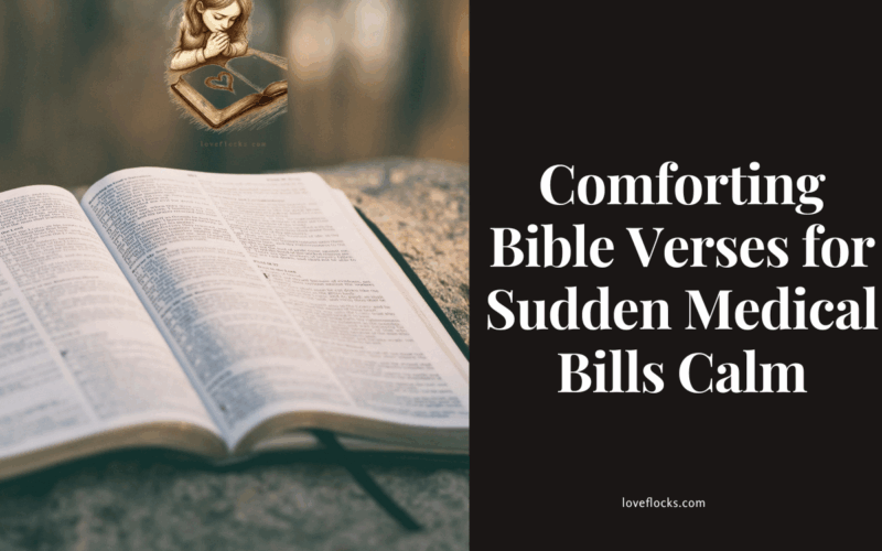 Comforting Bible Verses for Sudden Medical Bills Calm