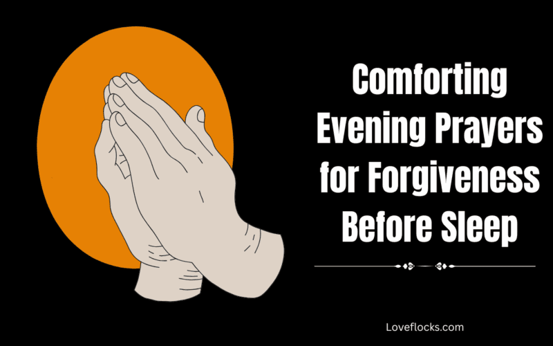 Comforting Evening Prayers for Forgiveness Before Sleep