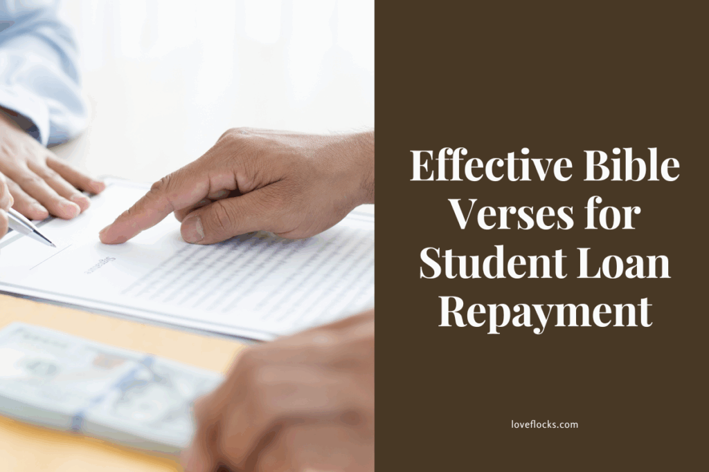 Effective Bible Verses for Student Loan Repayment