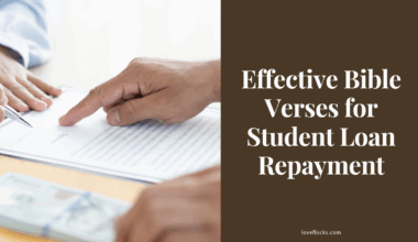 Effective Bible Verses for Student Loan Repayment
