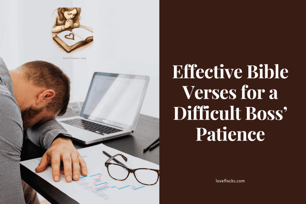 Effective Bible Verses for a Difficult Boss’ Patience