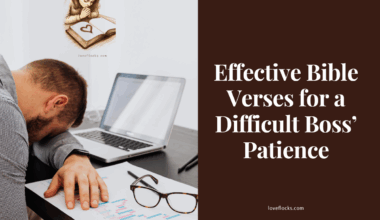 Effective Bible Verses for a Difficult Boss’ Patience