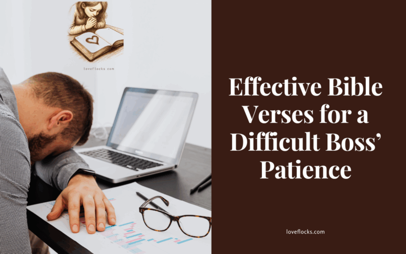Effective Bible Verses for a Difficult Boss’ Patience