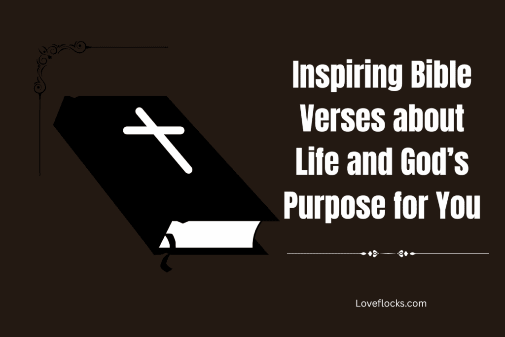 Inspiring Bible Verses about Life and God’s Purpose for You