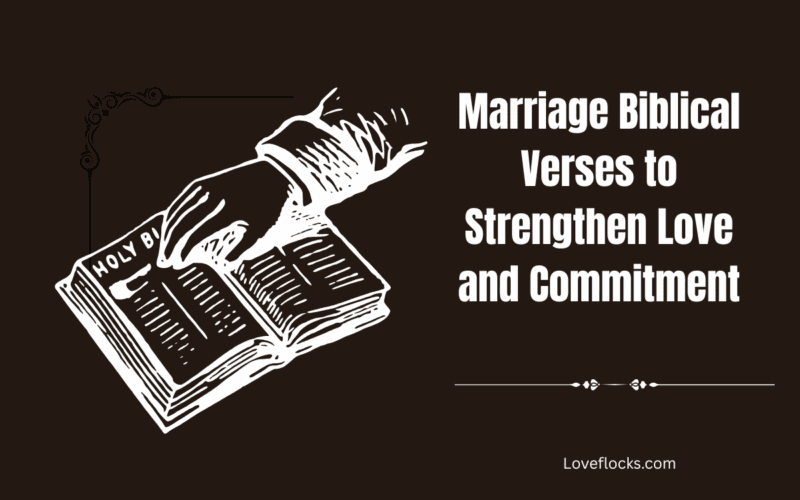 Marriage Biblical Verses to Strengthen Love and Commitment