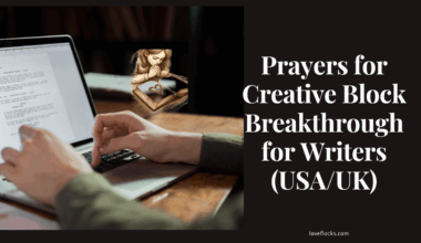 Prayers for Creative Block Breakthrough for Writers (USA/UK)