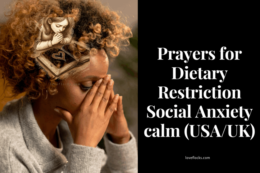 Prayers for Dietary Restriction Social Anxiety calm (USA/UK)