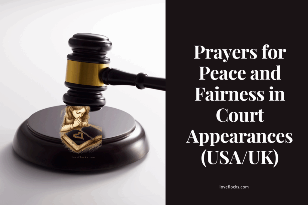 Prayers for Peace and Fairness in Court Appearances (USA/UK)