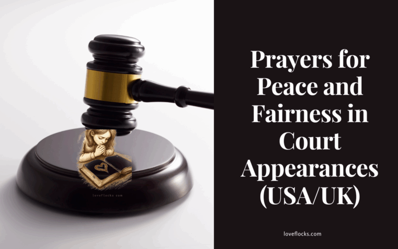 Prayers for Peace and Fairness in Court Appearances (USA/UK)