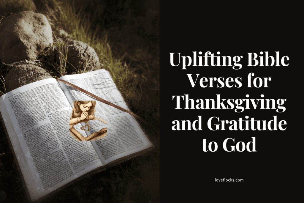 Uplifting Bible Verses for Thanksgiving and Gratitude to God