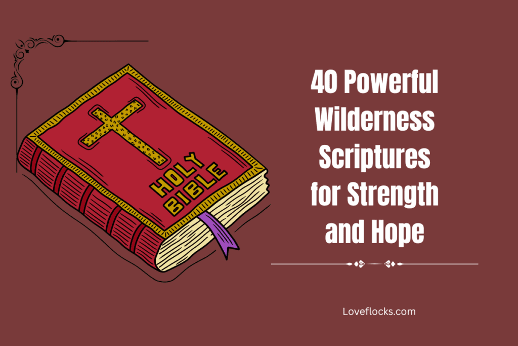 40 Powerful Wilderness Scriptures for Strength and Hope