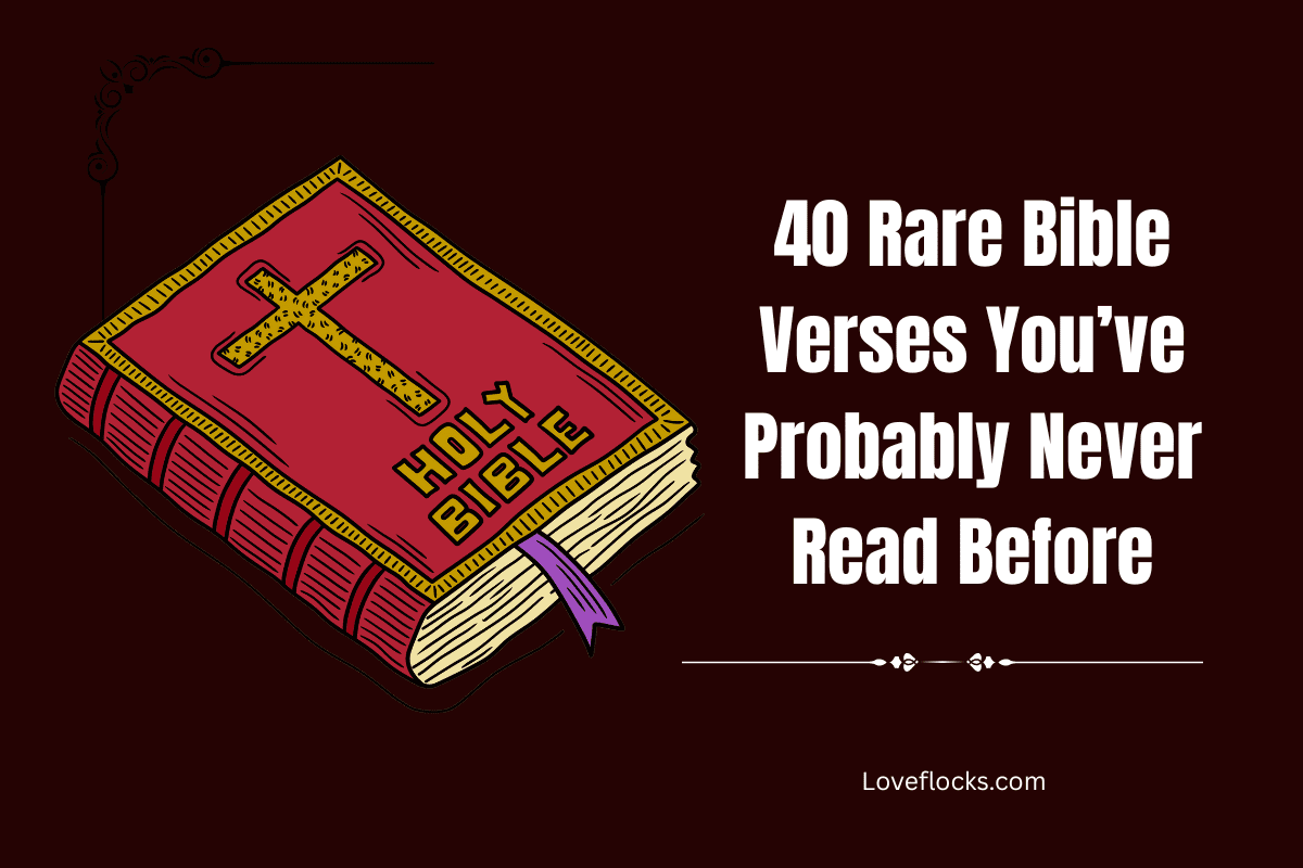 Good Uncommon Scripture 40 Rare Bible Verses You’ve Probably Never Read Before