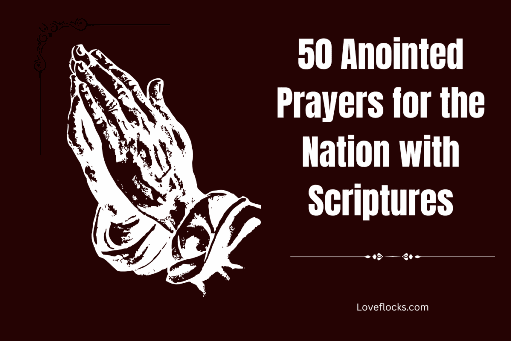 50 Anointed Prayers for the Nation with Scriptures
