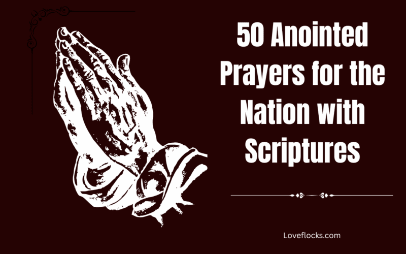 50 Anointed Prayers for the Nation with Scriptures