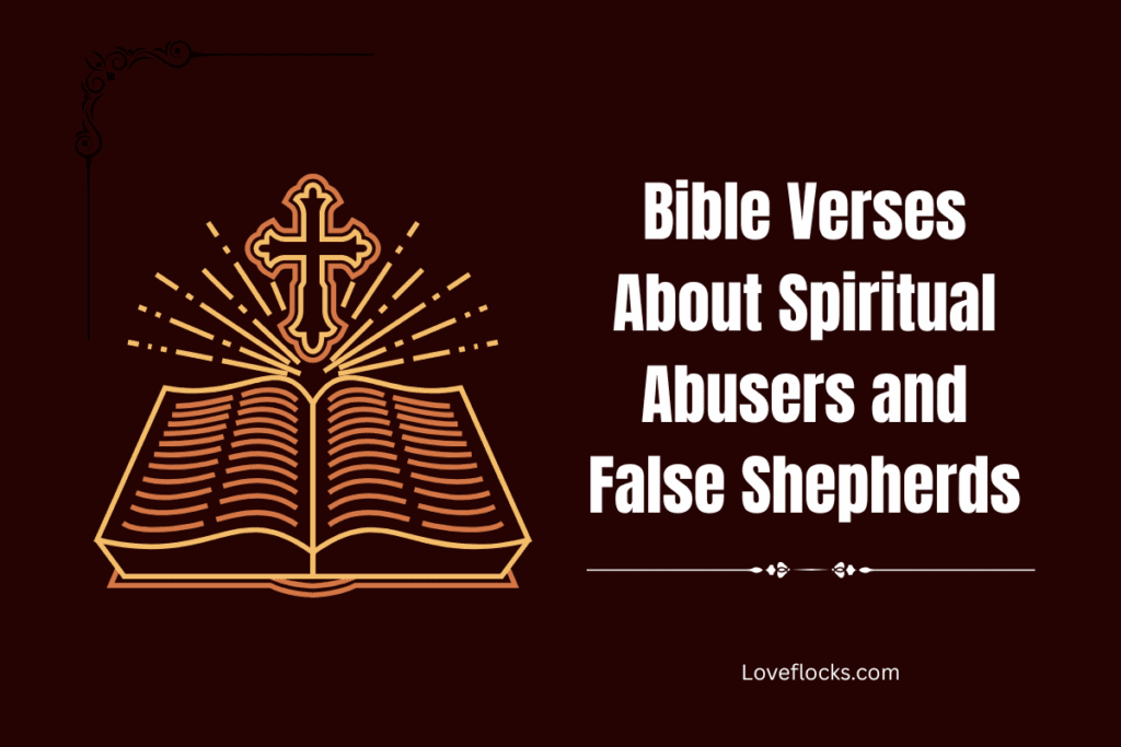 Bible Verses About Spiritual Abusers and False Shepherds