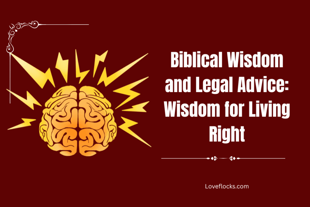 Biblical Wisdom and Legal Advice: Wisdom for Living Right