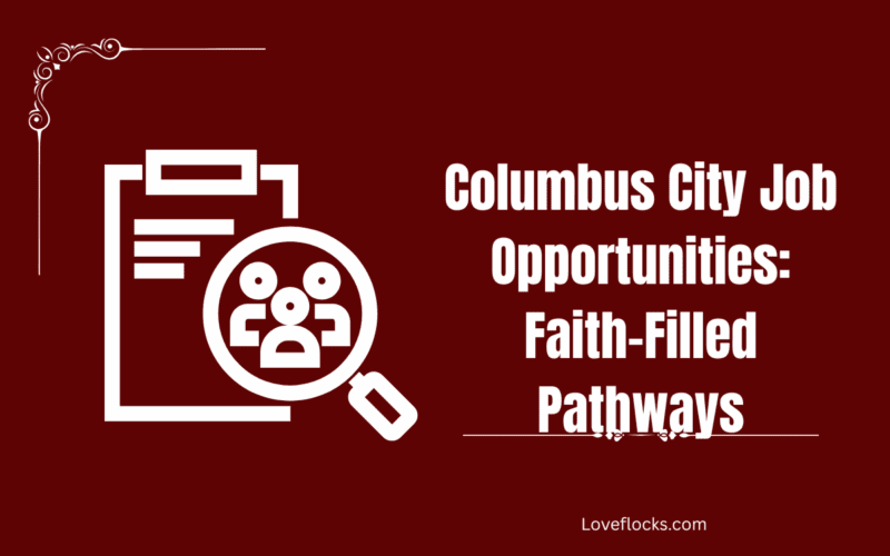 Columbus City Job Opportunities: Faith-Filled Pathways