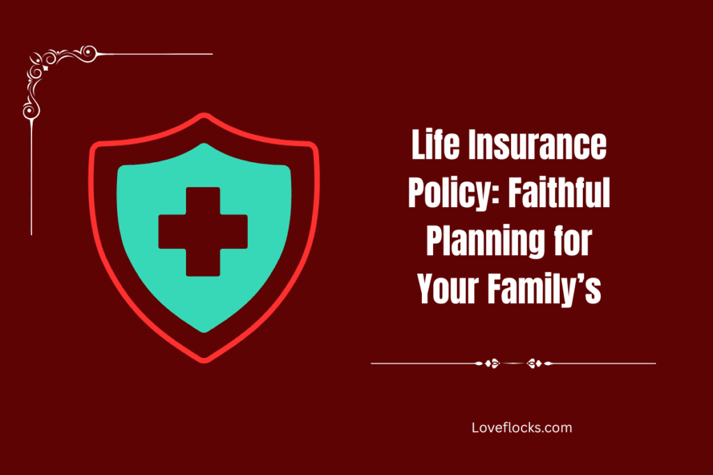 Life Insurance Policy: Faithful Planning for Your Family’s