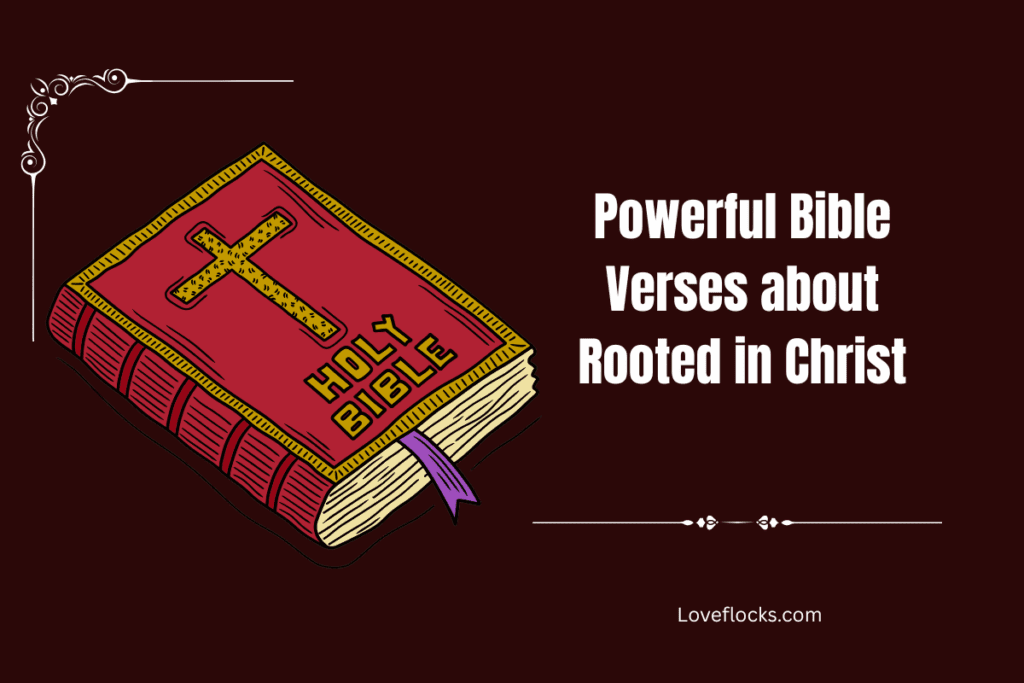 Powerful Bible Verses about Rooted in Christ