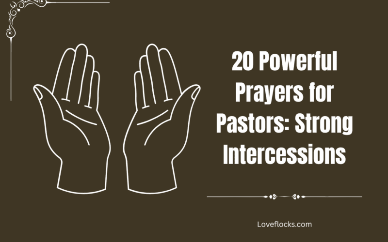20 Powerful Prayers for Pastors: Strong Intercessions