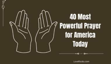 40 Most Powerful Prayer for America Today