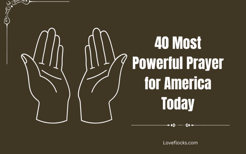 40 Most Powerful Prayer for America Today