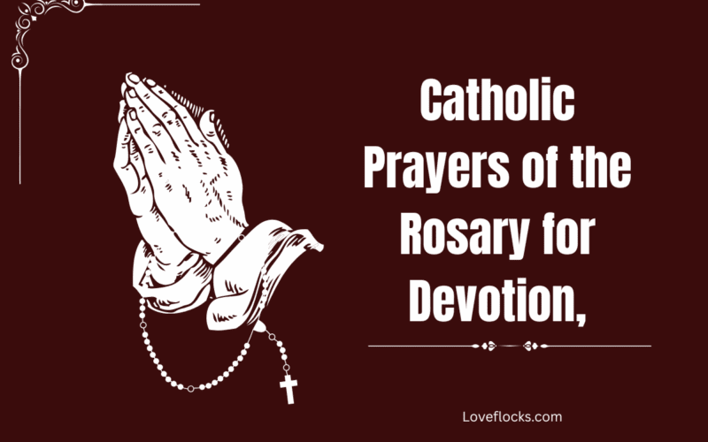 Catholic Prayers of the Rosary for Devotion,