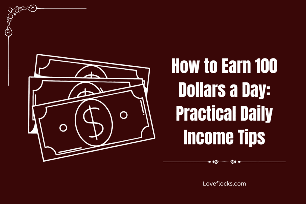 How to Earn 100 Dollars a Day: Practical Daily Income Tips