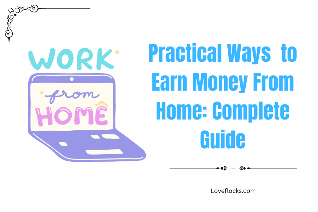 Practical Ways  to Earn Money From Home: Complete Guide