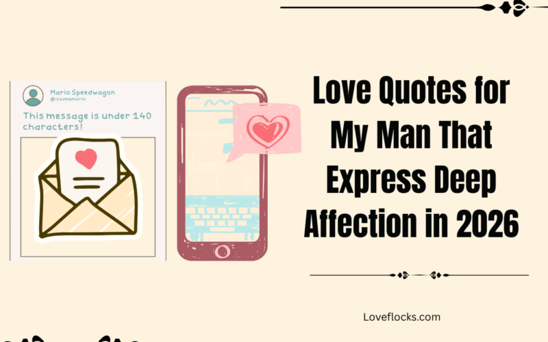 Love Quotes for My Man That Express Deep Affection