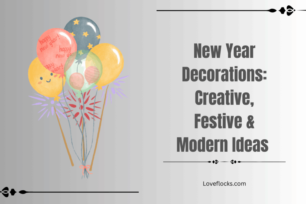 New Year Decorations: Creative, Festive & Modern Ideas 