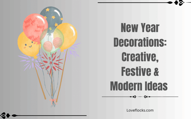 New Year Decorations: Creative, Festive & Modern Ideas