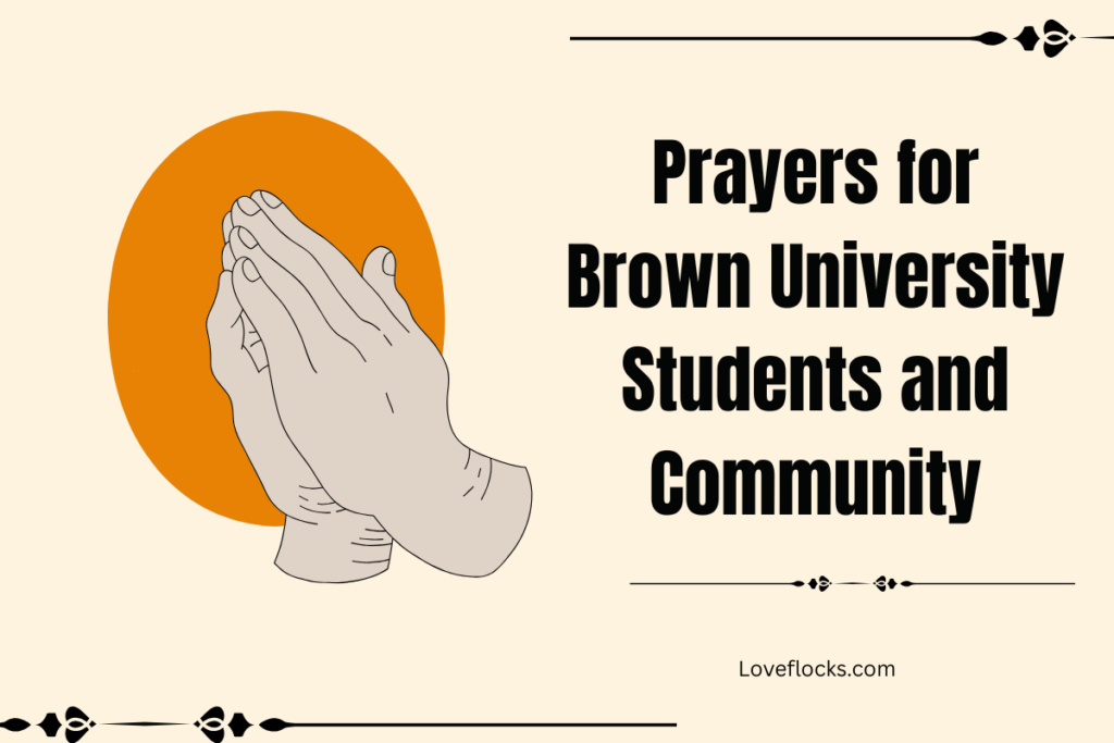 Prayers for Brown University Students and Community