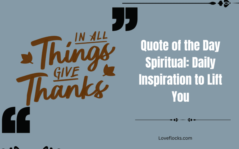 A daily spiritual quote is more than a sentence — it is a gentle reminder that God is present in every moment, guiding, strengthening, and renewing us. Each quote in this collection invites the reader to pause, reflect, breathe, and realign their heart with divine truth. These short messages carry deep meaning, offering encouragement for weary souls, direction for uncertain minds, and comfort for anyone needing reassurance of God’s unfailing love. Taken together, these quotes form a treasury of hope and wisdom. They speak life into ordinary days, turning routine moments into opportunities for spiritual awakening. Whether someone is facing challenges, seeking clarity, or simply wanting to grow in faith, each quote becomes a spark of light that illuminates the path forward. By returning to these truths daily, the believer slowly builds spiritual resilience, deeper intimacy with God, and a renewed sense of purpose. Ultimately, this collection is an invitation to stay anchored in God’s presence. It helps readers cultivate gratitude, trust, and inner peace as they embrace every day with renewed strength. Each quote becomes a seed planted in the heart — one that blossoms into courage, joy, and enduring faith throughout the journey.