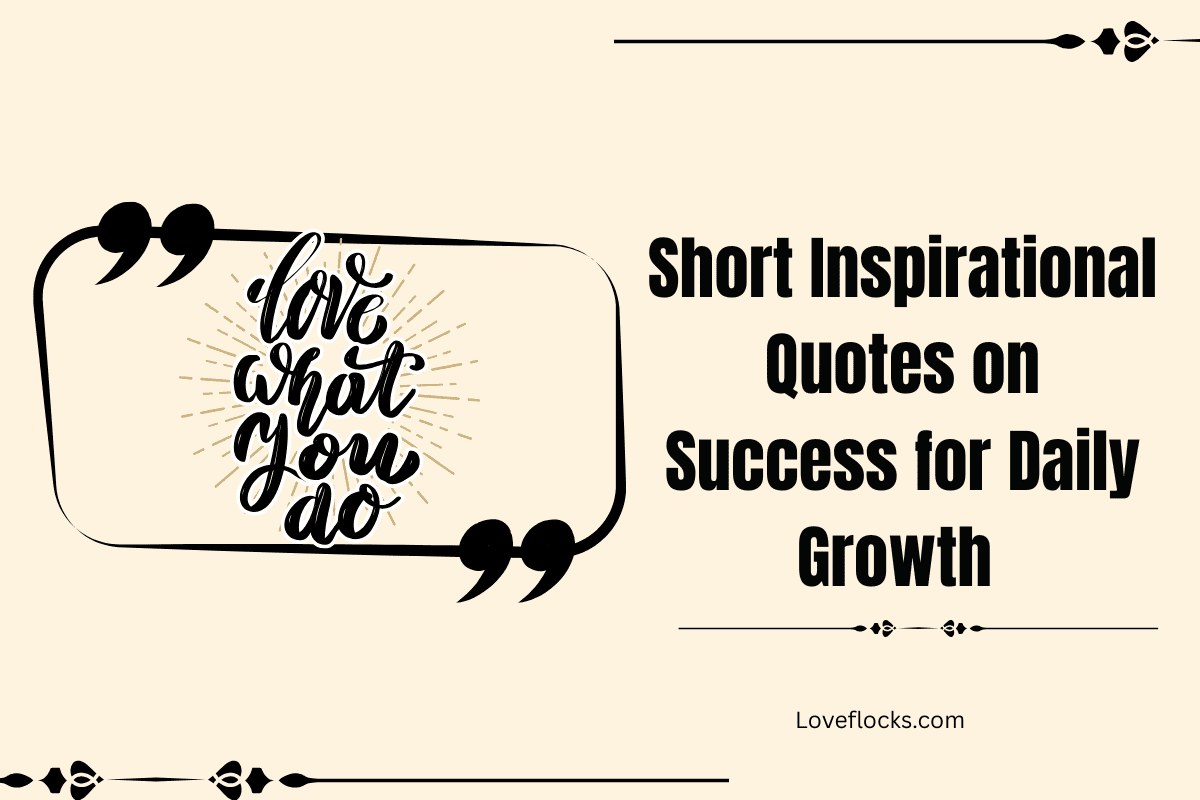 Short Inspirational Quotes On Success For Daily Growth 2026