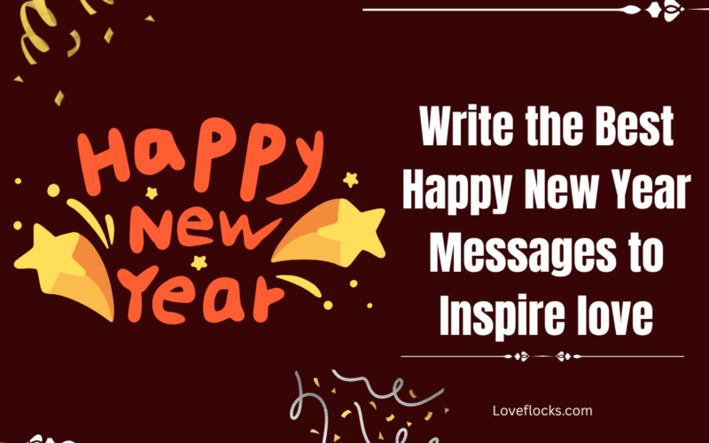 Write the Best Happy New Year Messages to Inspire love