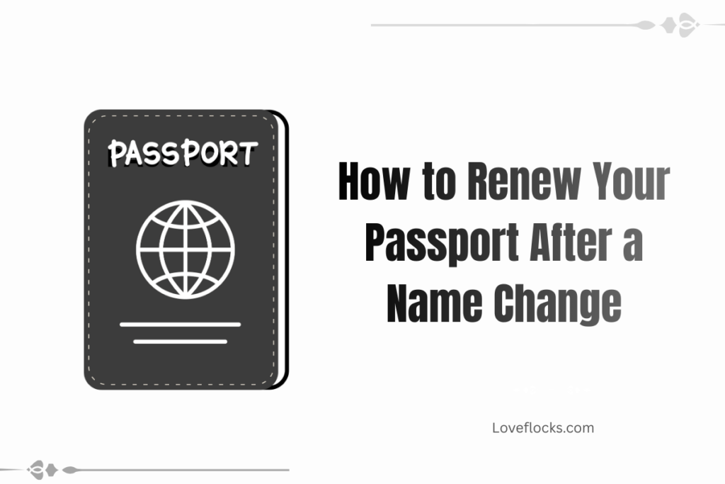 How to Renew Your Passport After a Name Change