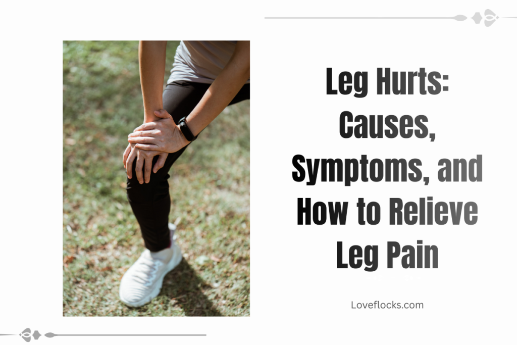 Leg Hurts: Causes, Symptoms, and How to Relieve Leg Pain