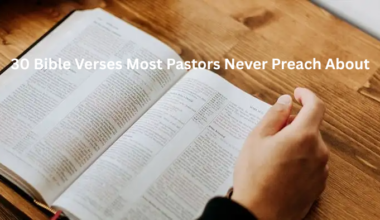 30 Bible Verses Most Pastors Never Preach About