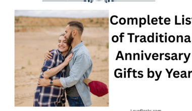Complete List of Traditional Anniversary Gifts by Year